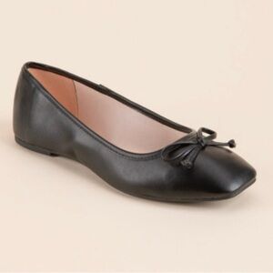 Qupid Tulin Ballet Black Flats